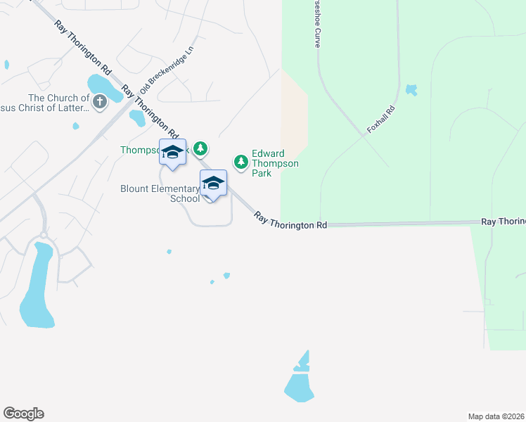 map of restaurants, bars, coffee shops, grocery stores, and more near 1486 Ray Thorington Road in Montgomery