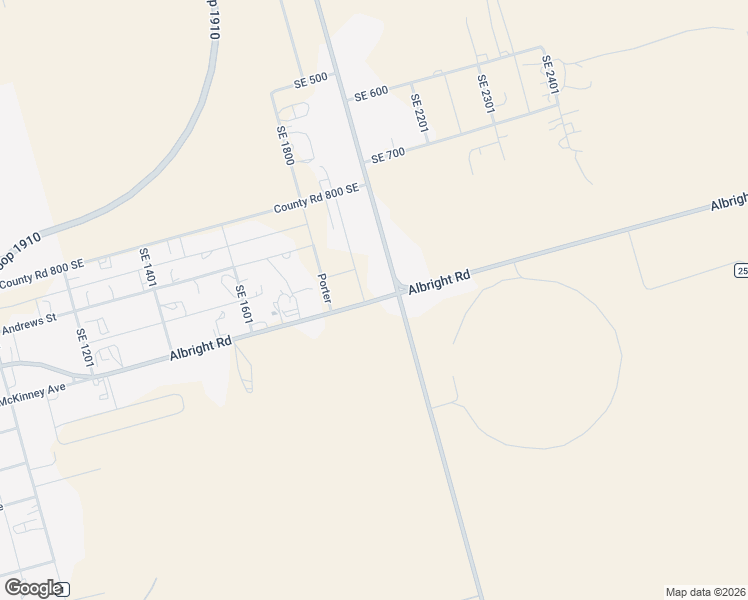 map of restaurants, bars, coffee shops, grocery stores, and more near 1010 Southeast 2001 in Andrews