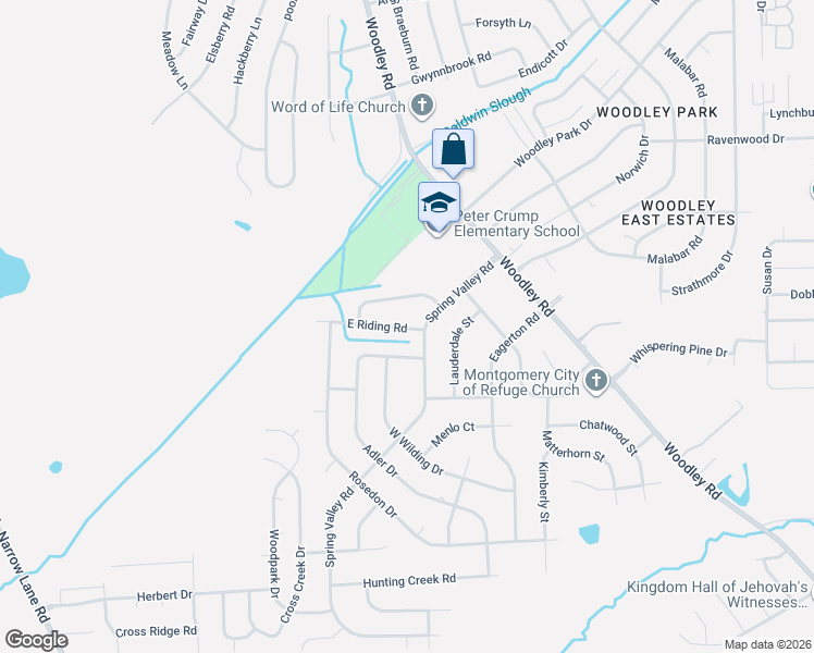 map of restaurants, bars, coffee shops, grocery stores, and more near 120 Spring Valley Rd in Montgomery