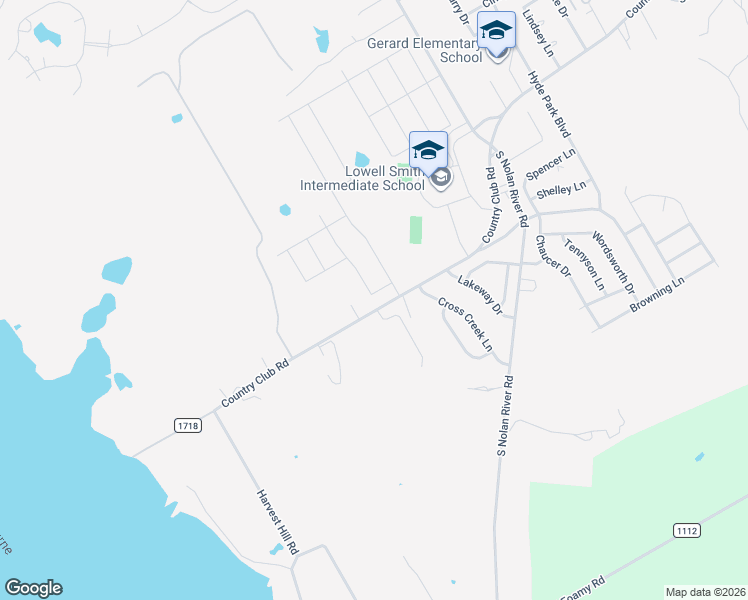 map of restaurants, bars, coffee shops, grocery stores, and more near 1425 Pleasanton Road in Cleburne