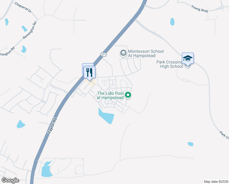 map of restaurants, bars, coffee shops, grocery stores, and more near 7827 Portman Street in Montgomery
