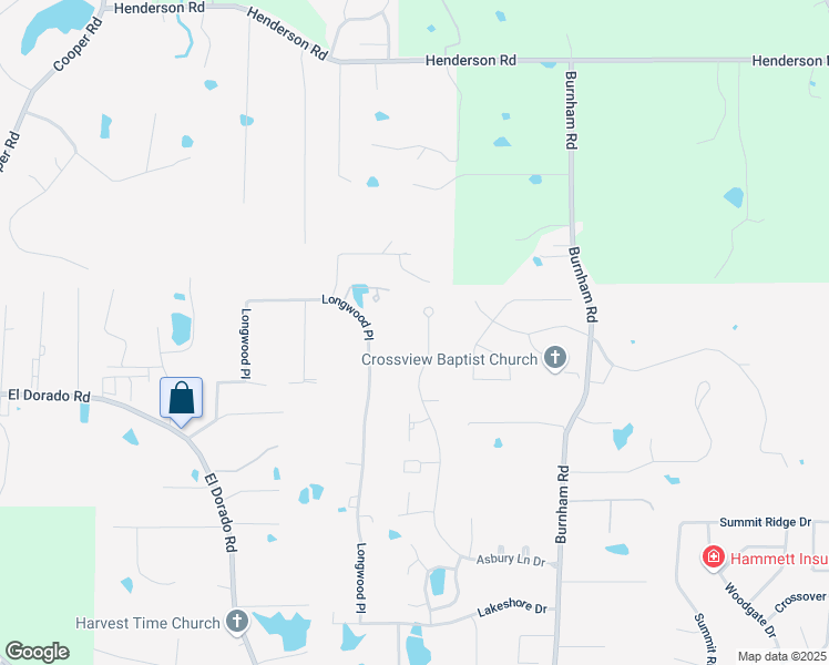 map of restaurants, bars, coffee shops, grocery stores, and more near 584 Asbury Lane Drive in Pearl