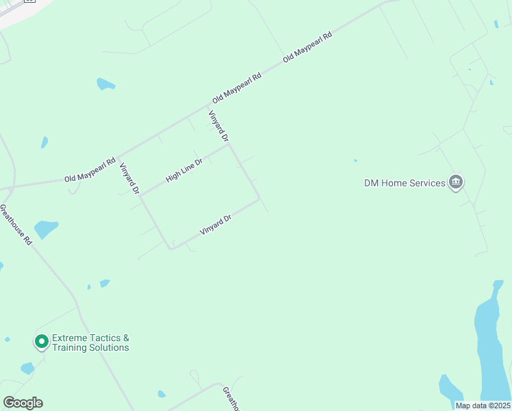 map of restaurants, bars, coffee shops, grocery stores, and more near 301 Vinyard Drive in Waxahachie