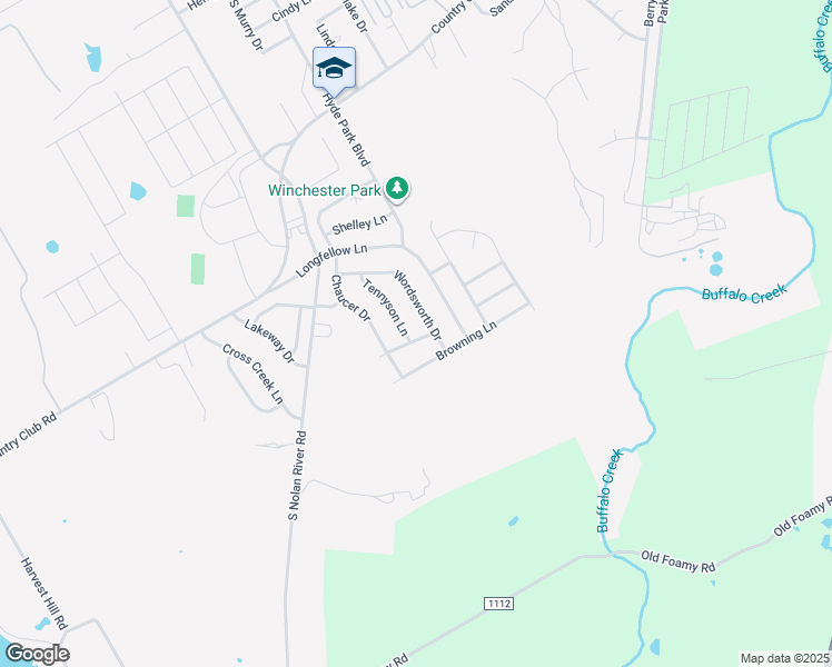 map of restaurants, bars, coffee shops, grocery stores, and more near 1611 Tennyson Lane in Cleburne