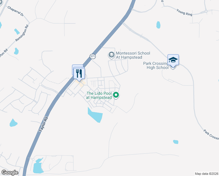 map of restaurants, bars, coffee shops, grocery stores, and more near 7931 Margaret Street in Montgomery