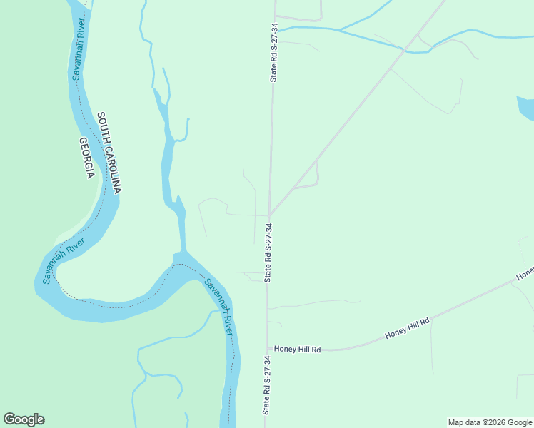 map of restaurants, bars, coffee shops, grocery stores, and more near 36 Planters Row in Hardeeville