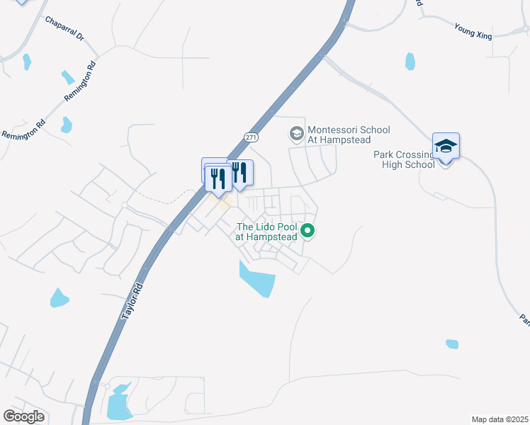 map of restaurants, bars, coffee shops, grocery stores, and more near 7827 Portman Street in Montgomery