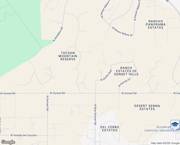 map of restaurants, bars, coffee shops, grocery stores, and more near 5415 West Four Barrel Court in Tucson