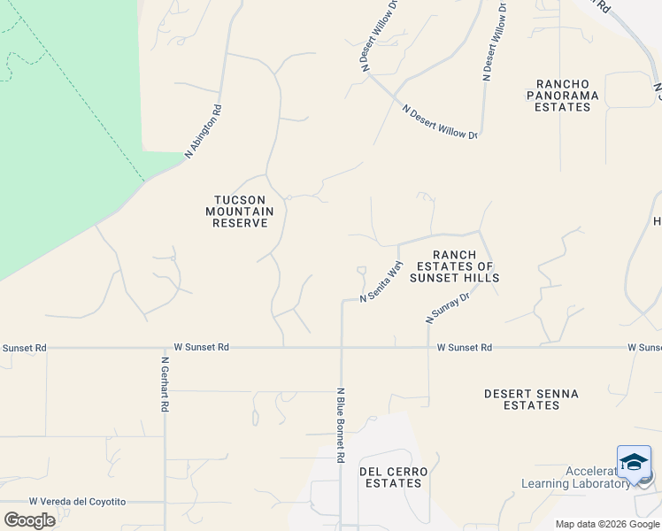 map of restaurants, bars, coffee shops, grocery stores, and more near 5435 West Four Barrel Court in Tucson