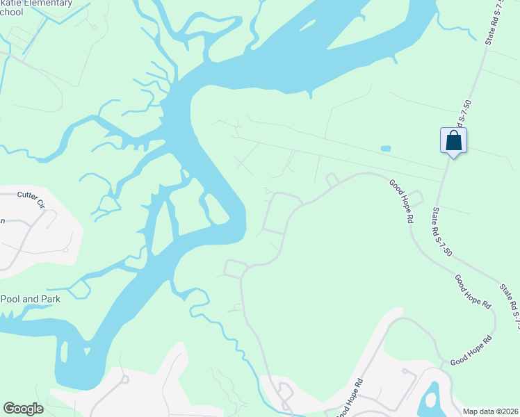 map of restaurants, bars, coffee shops, grocery stores, and more near 13 Laurel Spring Road in Okatie