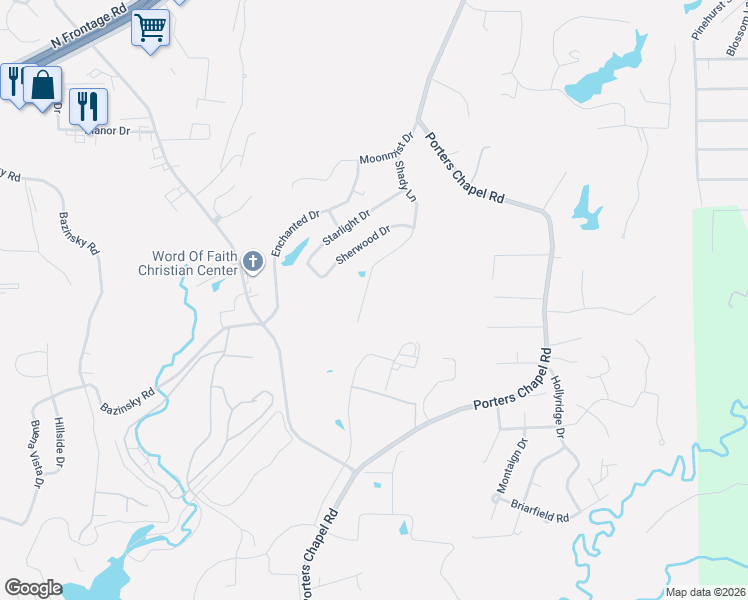 map of restaurants, bars, coffee shops, grocery stores, and more near 331 Shady Ln in Vicksburg
