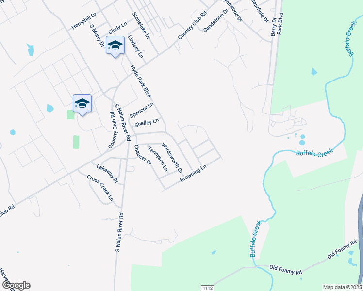 map of restaurants, bars, coffee shops, grocery stores, and more near 1606 Twin Oaks Drive in Cleburne
