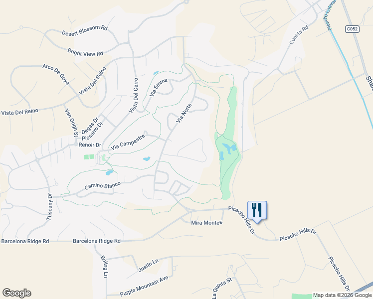 map of restaurants, bars, coffee shops, grocery stores, and more near 6681 Vista Hermosa in Las Cruces