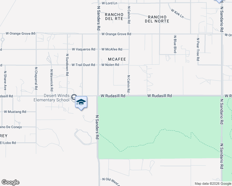 map of restaurants, bars, coffee shops, grocery stores, and more near 12495 West Payton Place in Tucson