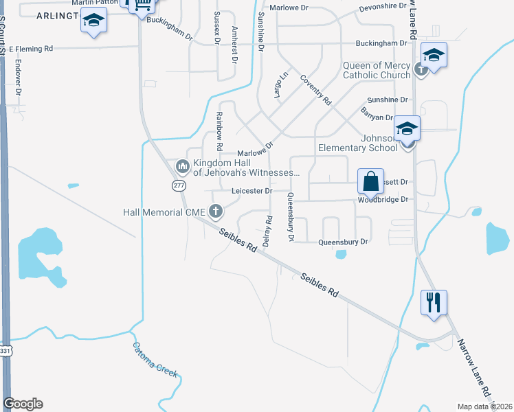 map of restaurants, bars, coffee shops, grocery stores, and more near 4812 Alamont Drive in Montgomery