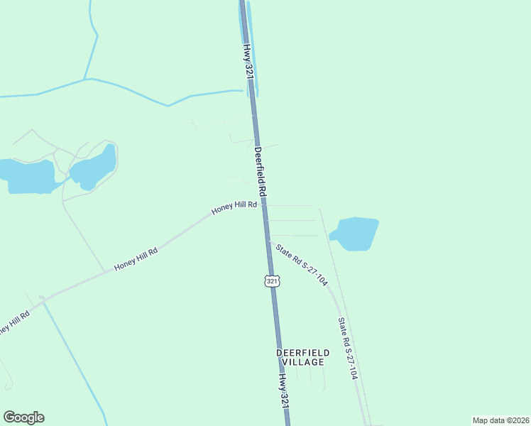 map of restaurants, bars, coffee shops, grocery stores, and more near 1976 Honey Hill Road in Hardeeville