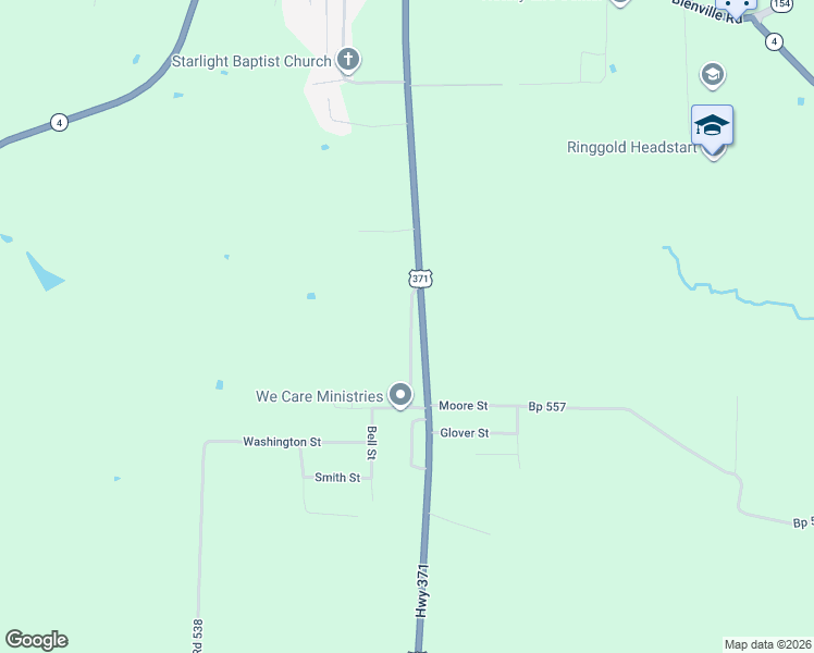 map of restaurants, bars, coffee shops, grocery stores, and more near 853 Myers Road in Ringgold