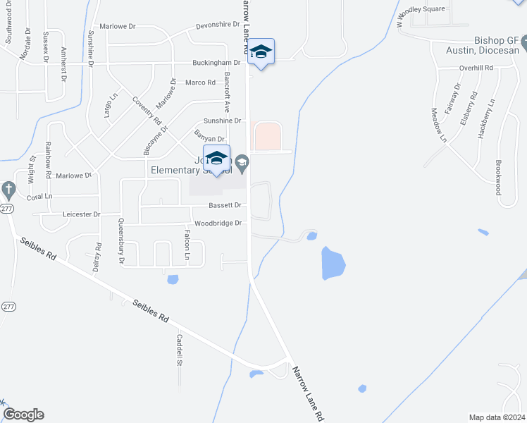 map of restaurants, bars, coffee shops, grocery stores, and more near 4701 Narrow Lane Road in Montgomery