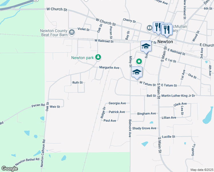 map of restaurants, bars, coffee shops, grocery stores, and more near 101-121 Victoria Circle in Newton