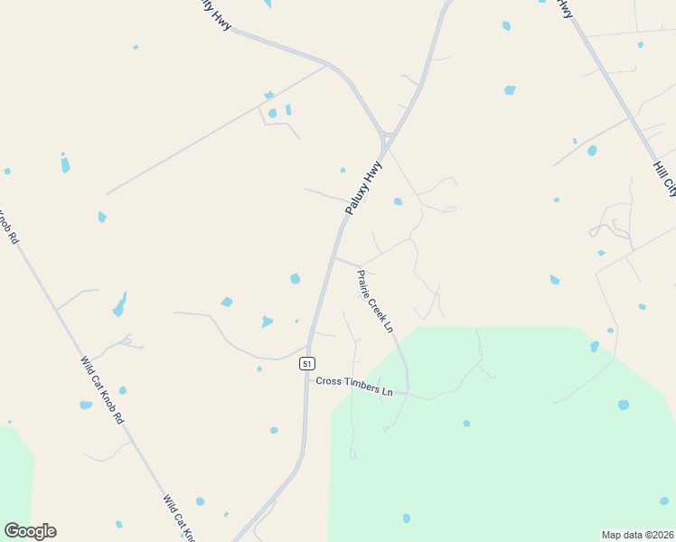 map of restaurants, bars, coffee shops, grocery stores, and more near 7700 Prairie Creek Lane in Tolar