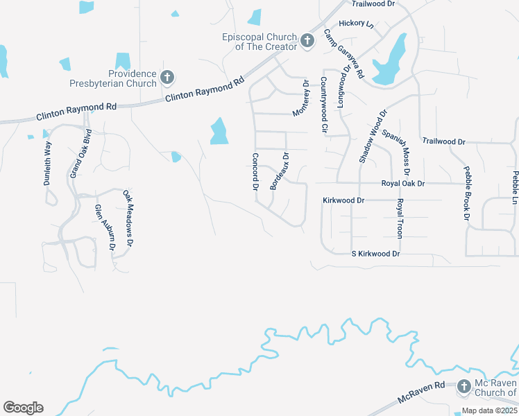 map of restaurants, bars, coffee shops, grocery stores, and more near 312 Concord Drive in Clinton