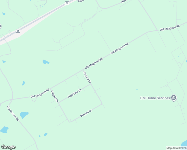 map of restaurants, bars, coffee shops, grocery stores, and more near 103 Vinyard Drive in Waxahachie