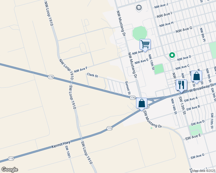 map of restaurants, bars, coffee shops, grocery stores, and more near 100 Woodland Street in Andrews