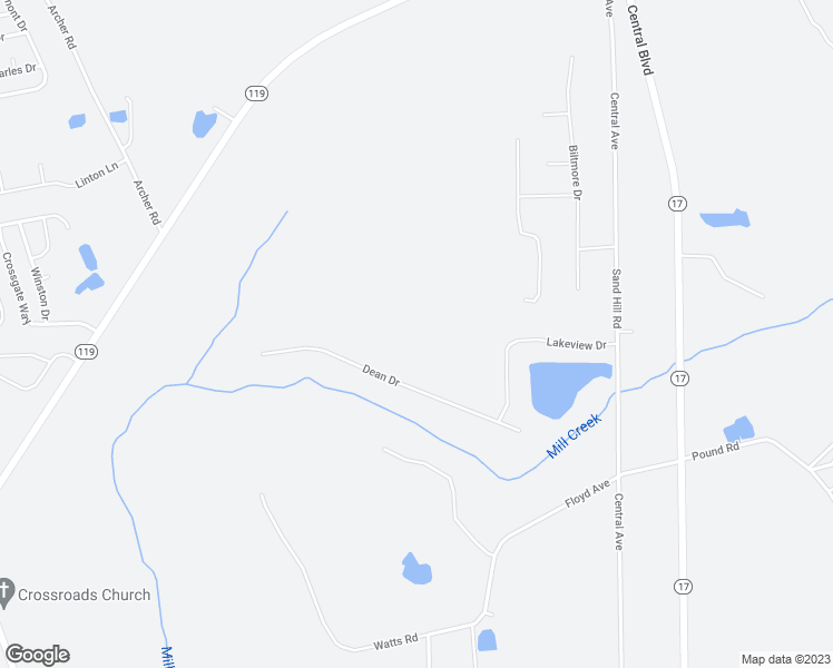 map of restaurants, bars, coffee shops, grocery stores, and more near 218 Dean Drive in Guyton