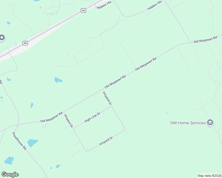 map of restaurants, bars, coffee shops, grocery stores, and more near 103 Vinyard Drive in Waxahachie