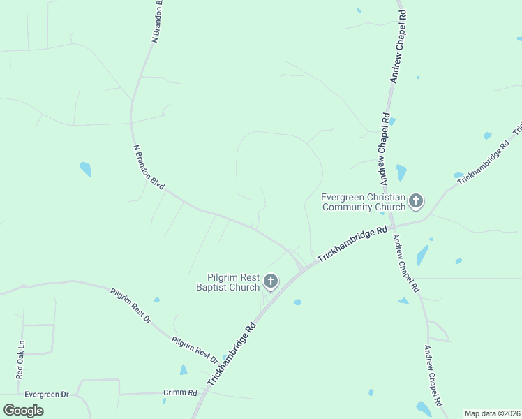 map of restaurants, bars, coffee shops, grocery stores, and more near 511 Ivy Lane in Brandon