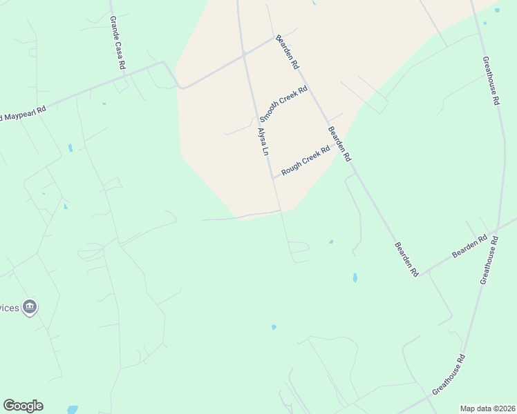 map of restaurants, bars, coffee shops, grocery stores, and more near 830 Alysa Lane in Waxahachie