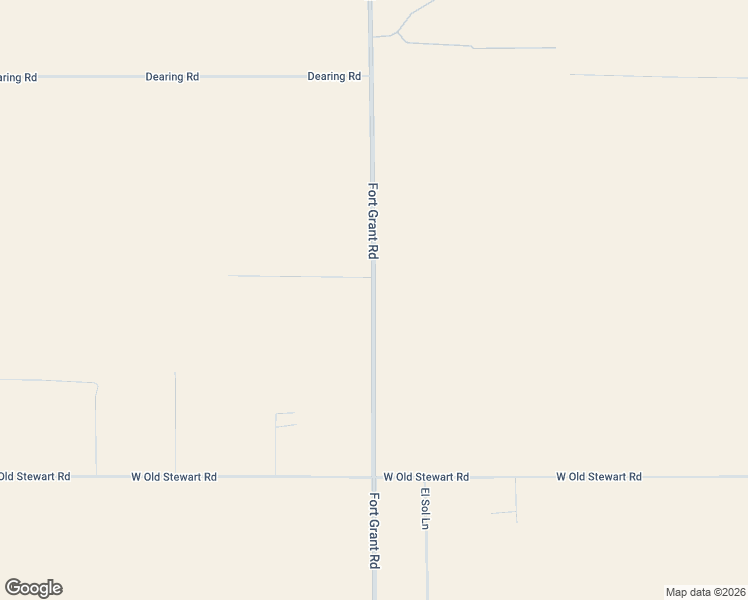 map of restaurants, bars, coffee shops, grocery stores, and more near 4945 Fort Grant Road in Willcox