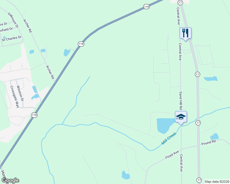 map of restaurants, bars, coffee shops, grocery stores, and more near 200-298 Dean Drive in Guyton