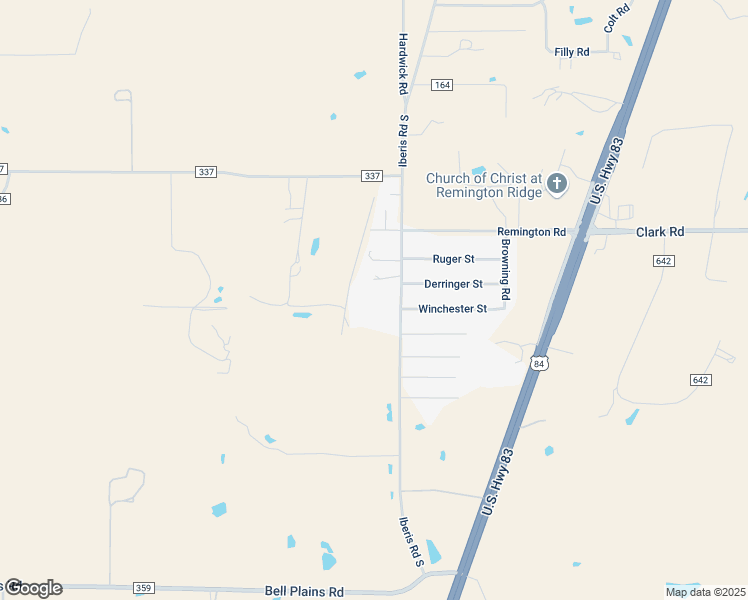 map of restaurants, bars, coffee shops, grocery stores, and more near 1066 Iberis Road South in Tuscola