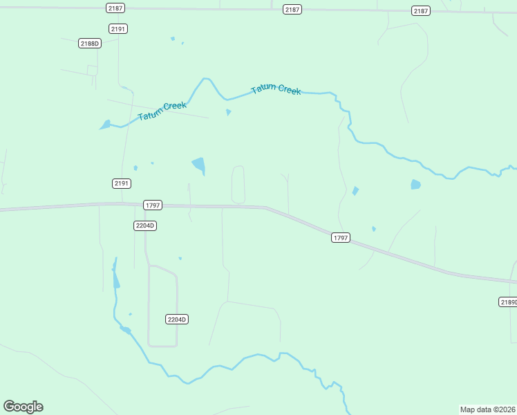 map of restaurants, bars, coffee shops, grocery stores, and more near 18304 Farm to Market 1797 in Tatum