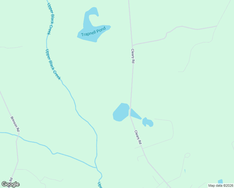 map of restaurants, bars, coffee shops, grocery stores, and more near Cleary Road in Brooklet