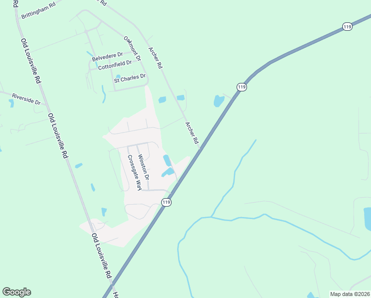 map of restaurants, bars, coffee shops, grocery stores, and more near 3764 Georgia 119 in Guyton