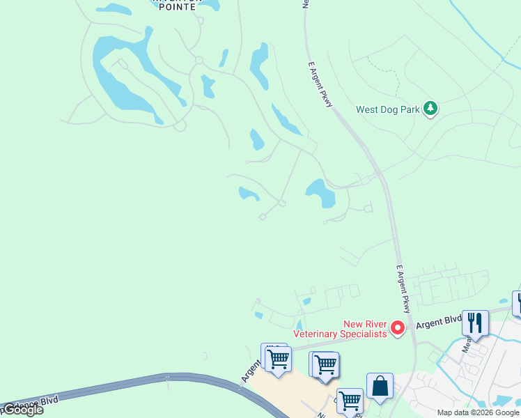 map of restaurants, bars, coffee shops, grocery stores, and more near Firethorn Ln in Hardeeville