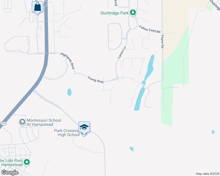 map of restaurants, bars, coffee shops, grocery stores, and more near 9513 Leewood Court in Montgomery