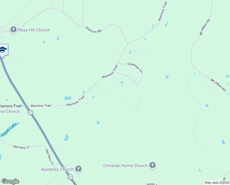 map of restaurants, bars, coffee shops, grocery stores, and more near 100 Massey Road in Vicksburg