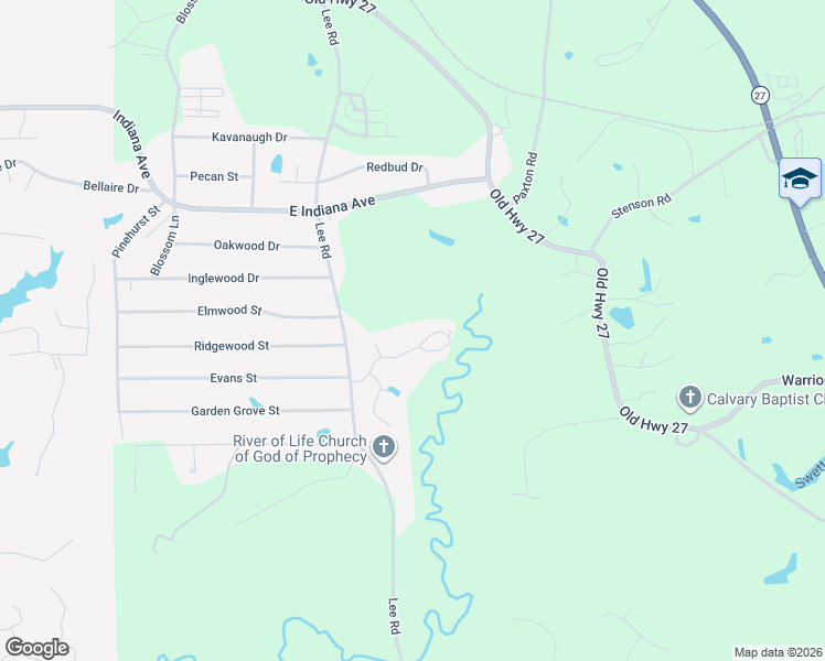 map of restaurants, bars, coffee shops, grocery stores, and more near 26 Mill Wood Circle in Vicksburg