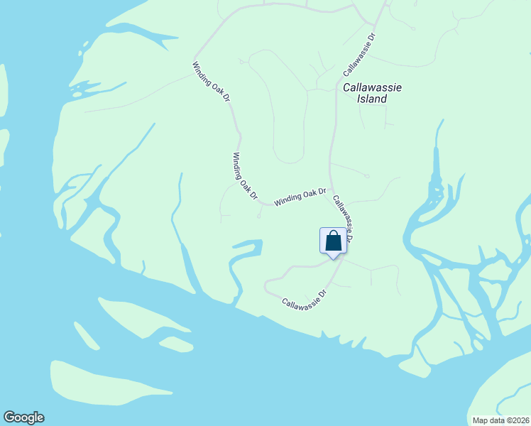 map of restaurants, bars, coffee shops, grocery stores, and more near 1 Winding Oak Ct in Bluffton