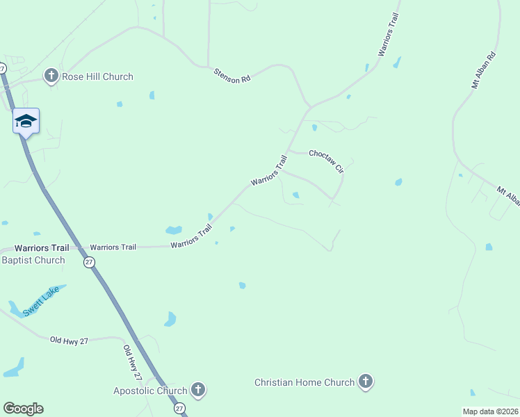 map of restaurants, bars, coffee shops, grocery stores, and more near 100 Massey Road in Vicksburg
