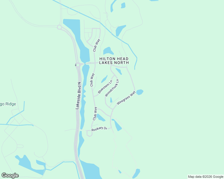 map of restaurants, bars, coffee shops, grocery stores, and more near Woodchuck Lane in Hardeeville