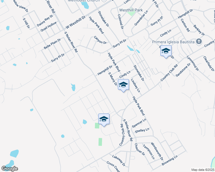 map of restaurants, bars, coffee shops, grocery stores, and more near 915 South Nolan River Road in Cleburne