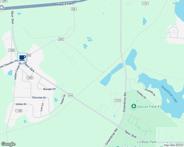 map of restaurants, bars, coffee shops, grocery stores, and more near in Tyler