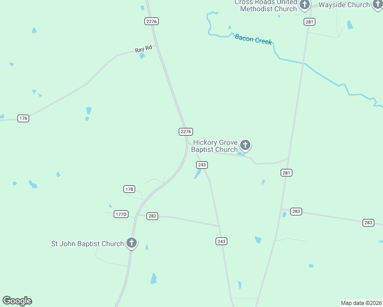 map of restaurants, bars, coffee shops, grocery stores, and more near 12291 County Road 243 in Kilgore