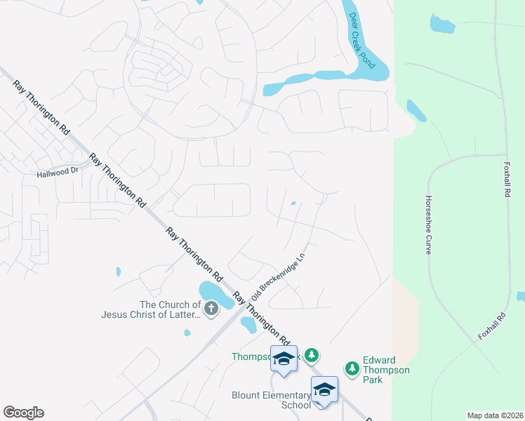 map of restaurants, bars, coffee shops, grocery stores, and more near 1106 Timber Gap Cross in Montgomery