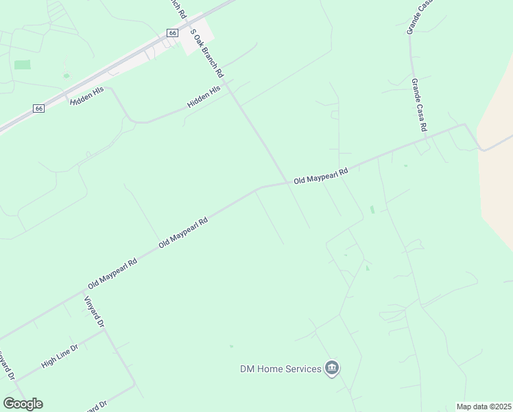 map of restaurants, bars, coffee shops, grocery stores, and more near 2568 Old Maypearl Road in Waxahachie