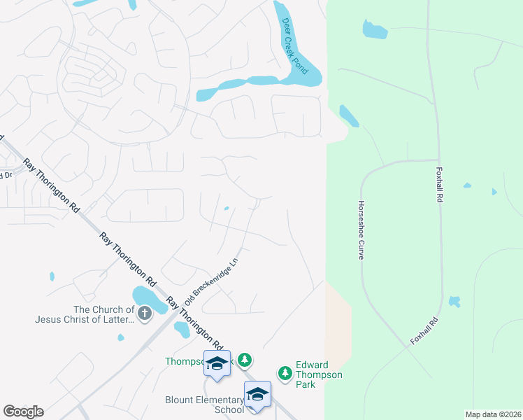 map of restaurants, bars, coffee shops, grocery stores, and more near 9006 Caraway Lane in Montgomery